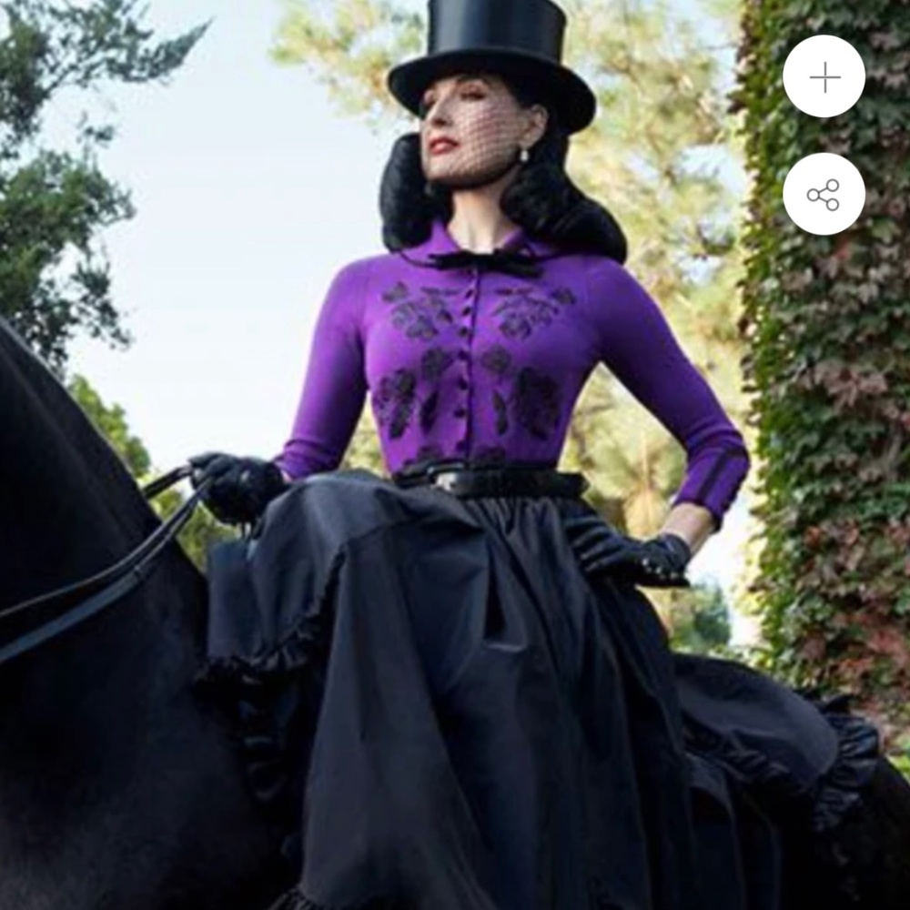 Dita Von Teese Sweater - Mademoiselle Purple Poison (Limited Edition)